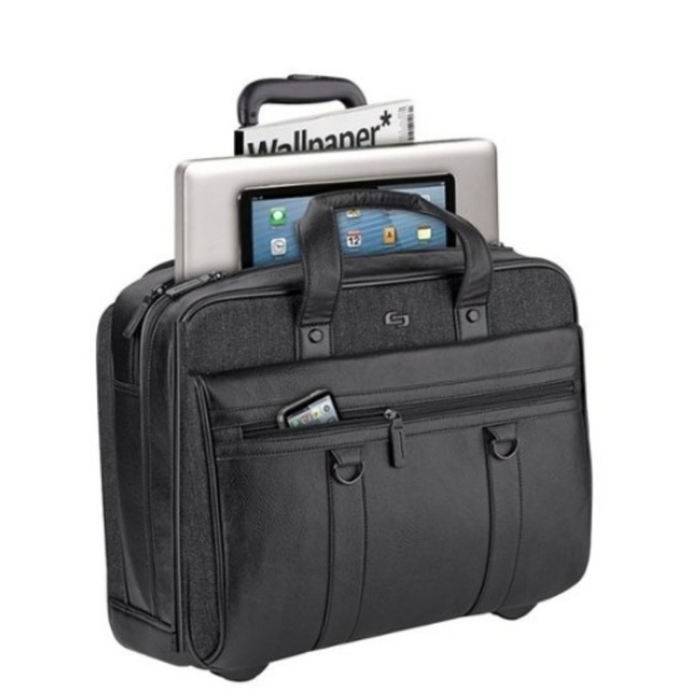 Solo New York - Executive Collection Rolling Laptop Case for 17.3" Laptop - New